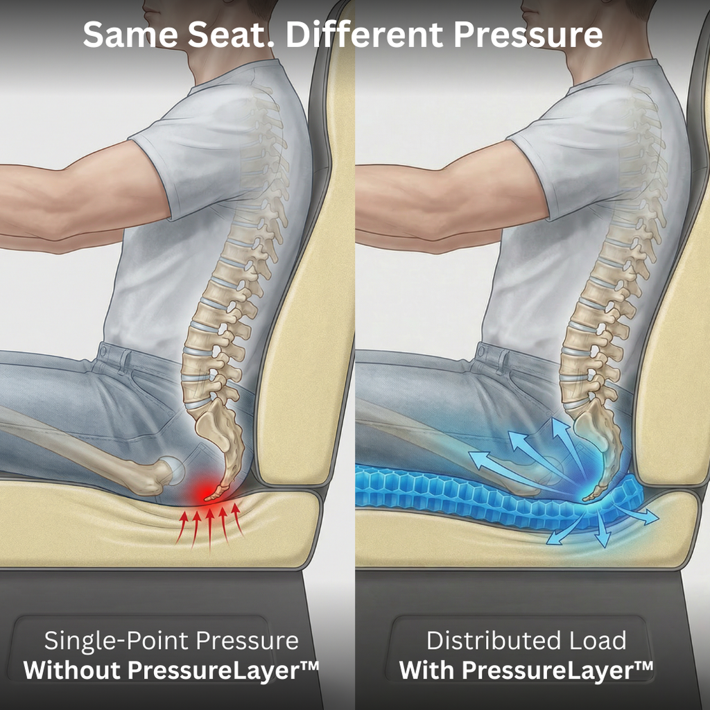 PressureLayer™ Gel Seat Cushion