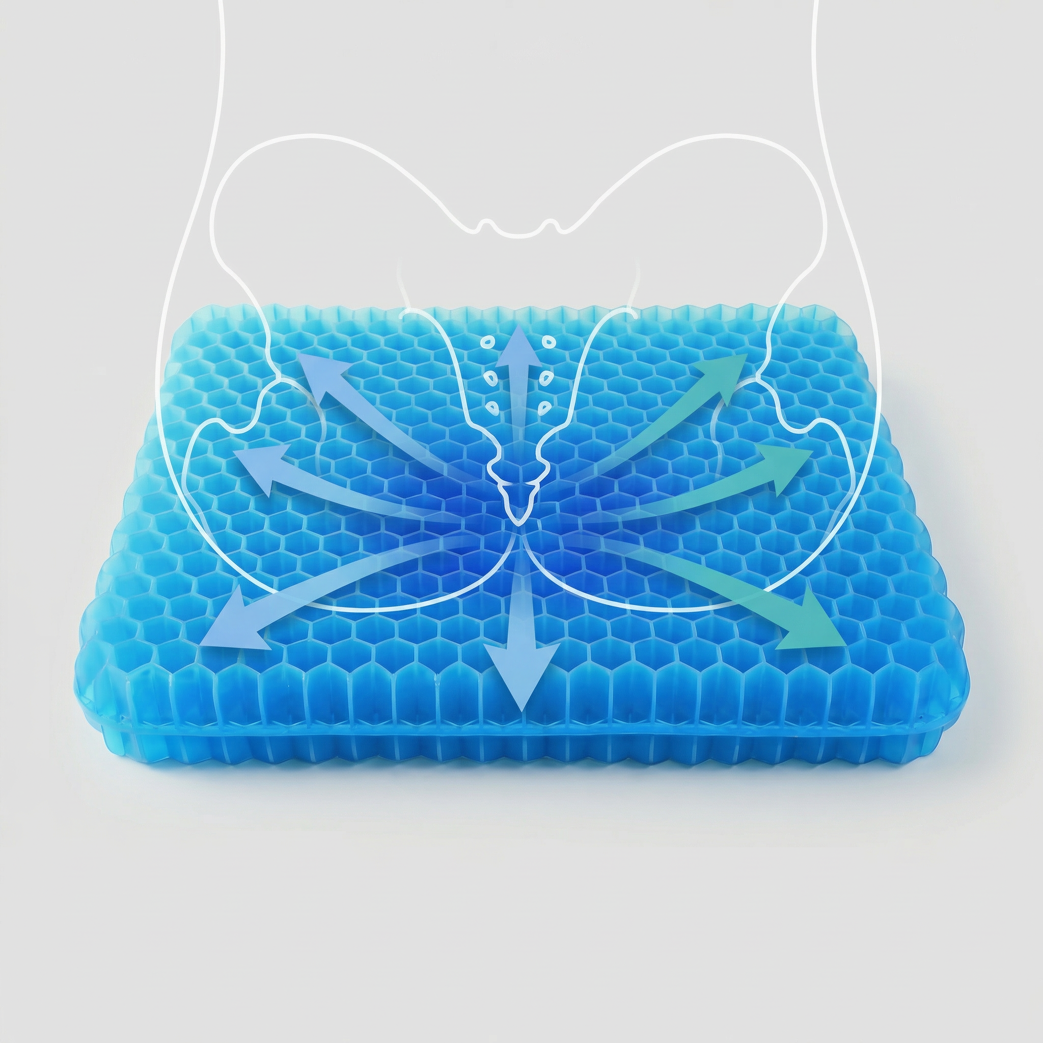 PressureLayer™ Gel Seat Cushion