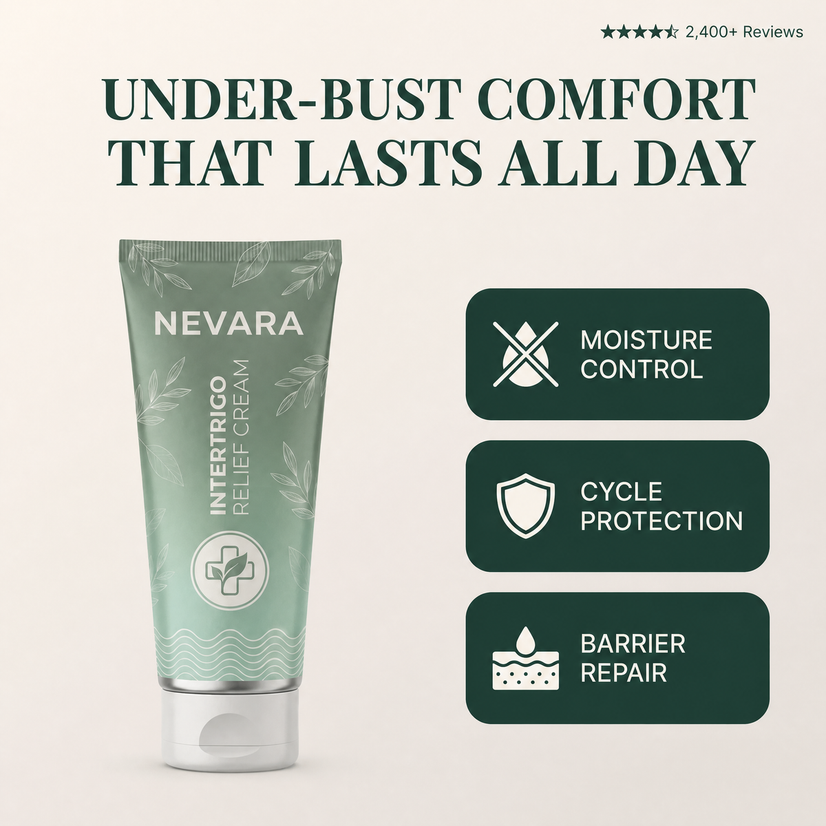 Nevara Under-Bust Relief Cream